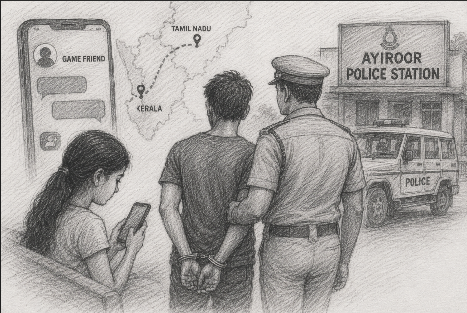 Man Arrested Six Months After Abducting Girl He Met Through Online Game