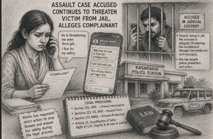 Assault Accused Allegedly Continues to Threaten Complainant from Jail 