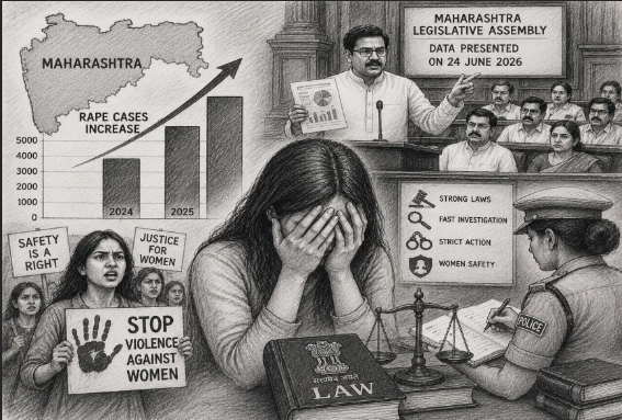 Maharashtra Assembly Data Shows Rise in Rape Cases and Crimes Against Women