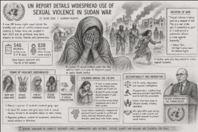 UN Report Reveals Widespread Conflict-Related Sexual Violence in Sudan War 