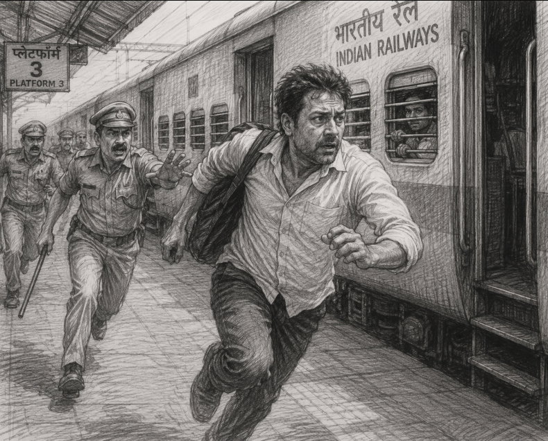 POCSO Case Accused Escapes from Police Custody During Train Transit