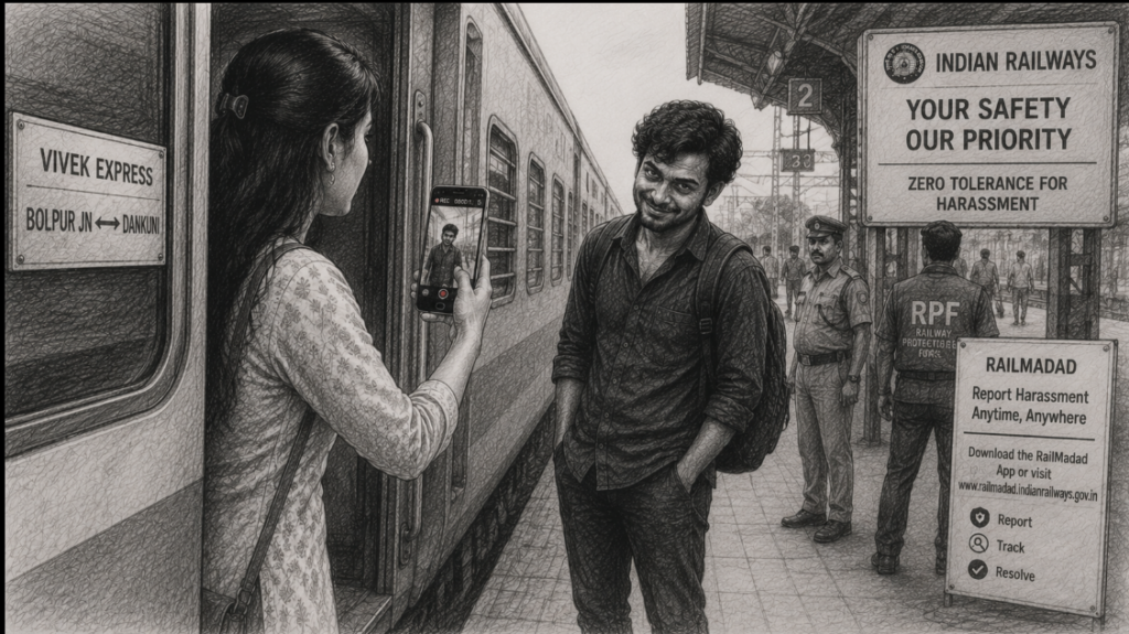 Woman Reports Alleged Harassment During Train Journey; Railways Register Complaint