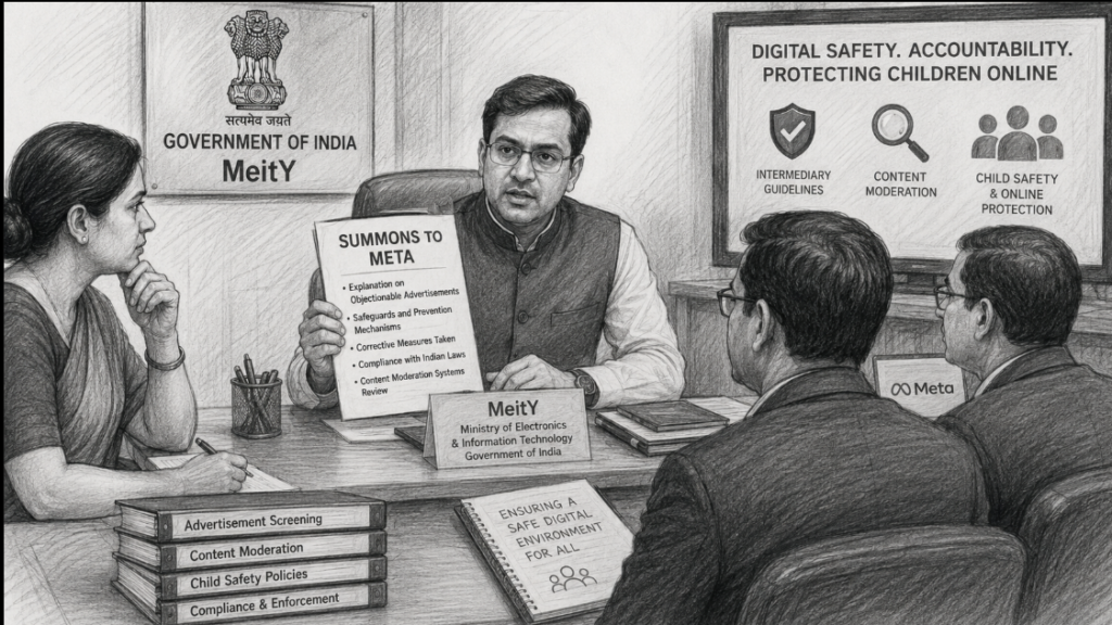 Centre Summons Meta Over Alleged Child Exploitation Advertisements on Instagram