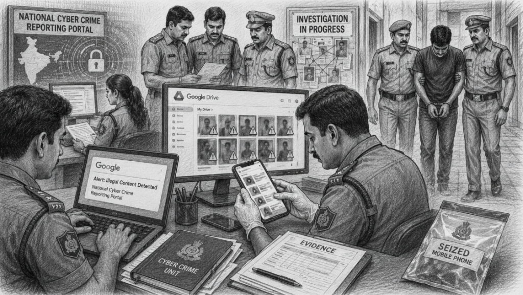Kanpur Man Arrested After Google Flags Illegal Videos Stored on Drive