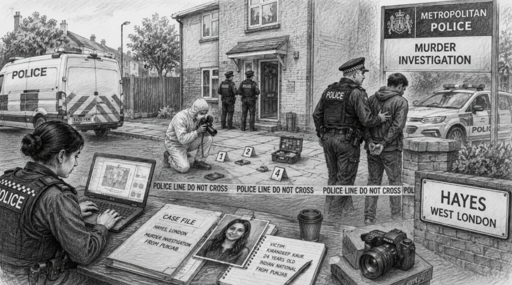Indian Woman Stabbed to Death in London; Murder Investigation Underway