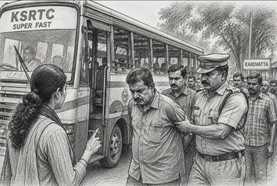 KSRTC Employee Arrested for Alleged Sexual Harassment of Woman Passenger