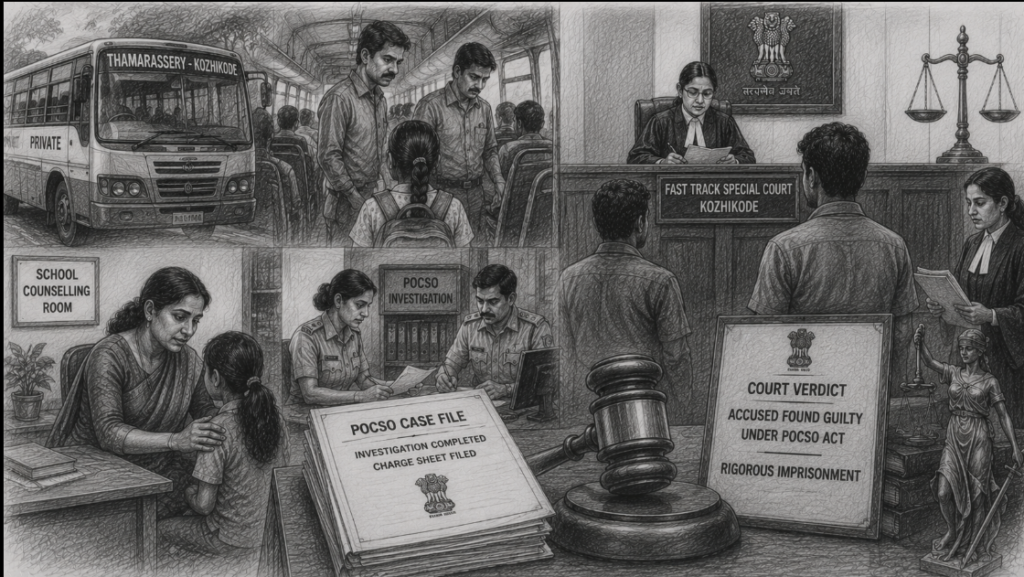 Private Bus Driver and Cleaner Convicted in POCSO Case