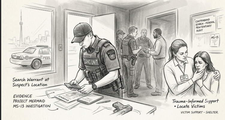 Canada (Peel Region): MS-13 Gang Members Charged with Sex Trafficking