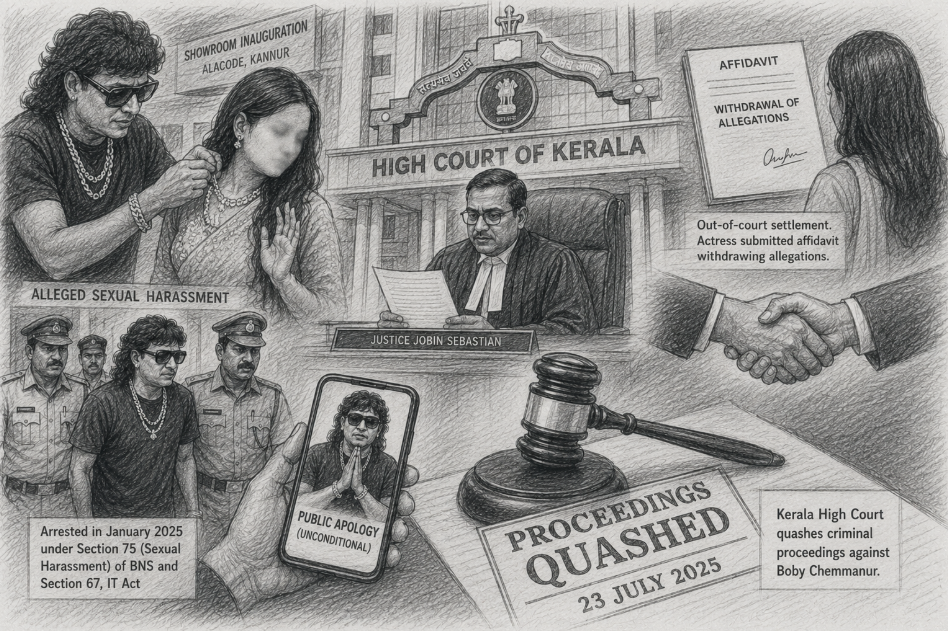 Quashing of Sexual Harassment Case Against Businessman 