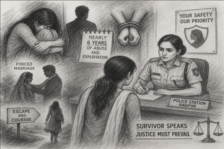 Nagpur Woman Reports Six Years of Abduction, Sexual Exploitation, and Forced Marriage; Police Launch Investigation 
