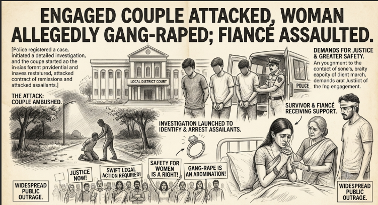 Bride-to-be Allegedly Gang-Raped After Fiancé Was Assaulted