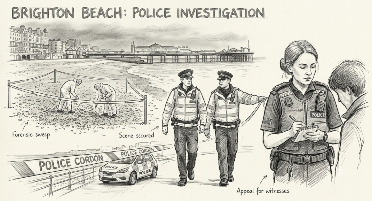 Woman Allegedly Raped on Brighton Beach; Suspect Arrested