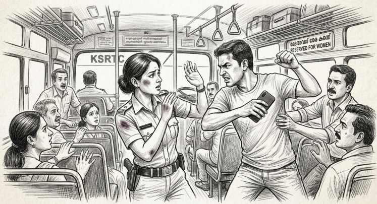 Woman KSRTC Conductor Assaulted – Ernakulam