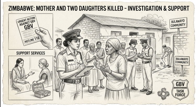 Zimbabwe — Mother and two daughters killed 