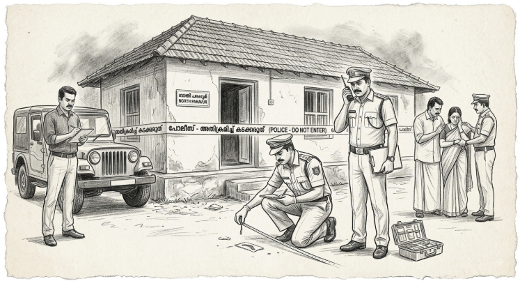 Woman public activist murdered — North Paravur, Ernakulam 