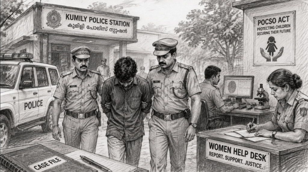  Minor girl sexual-abuse case at kumily, idukki. 