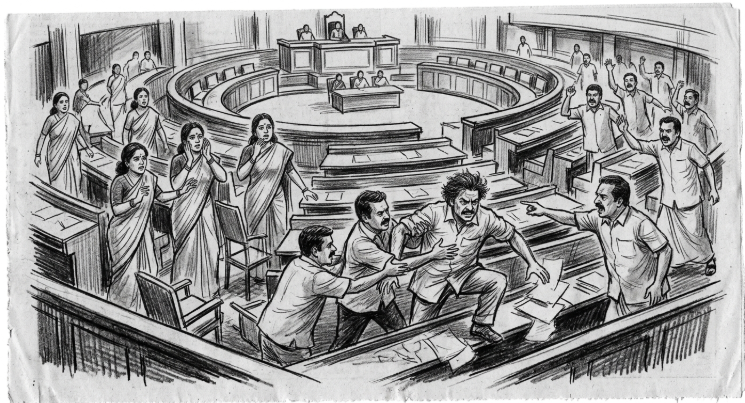 Kerala HC case involving alleged assault of women MLAs — Thiruvananthapuram/Kochi 
