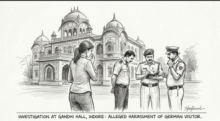 German woman allegedly sexually harassed at Indore’s Gandhi Hall — Madhya Pradesh
