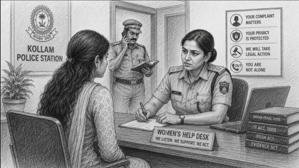 Police Sub-Inspector Booked for Alleged Sexual Assault of Former Classmate
