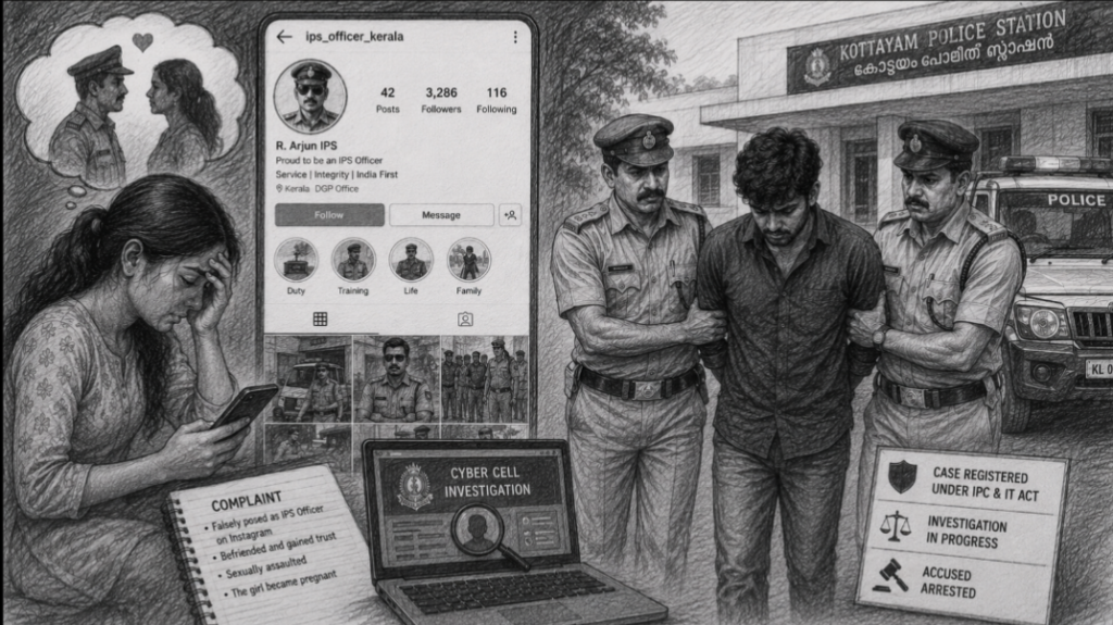 Youth Posing as Fake IPS Officer Arrested for Allegedly Sexually Assaulting Minor