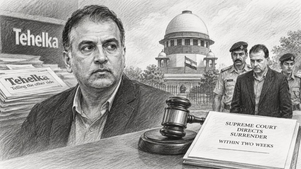 Supreme Court Directs Tarun Tejpal to Surrender Within Two Weeks in 2013 Sexual Assault Case