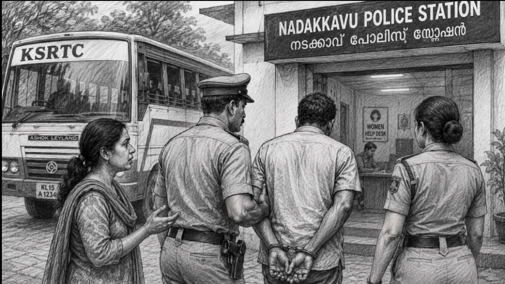 53-year-old man arrested for alleged sexual assault of woman on KSRTC bus