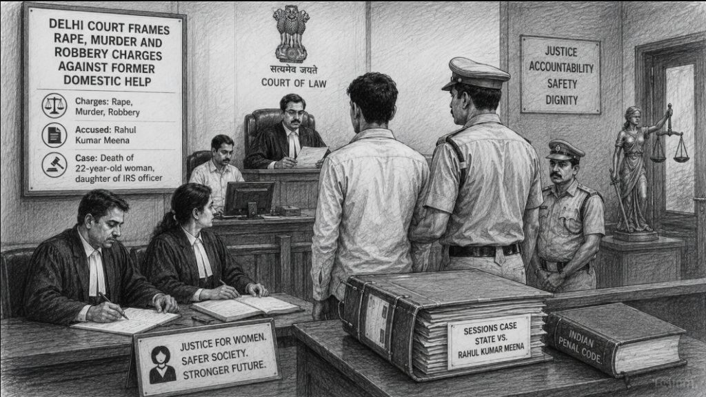 Delhi Court Frames Rape, Murder and Robbery Charges Against Former Domestic Help