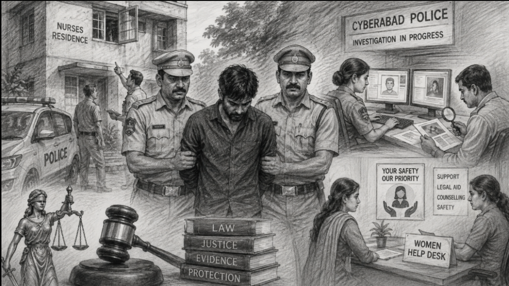 Nurse allegedly raped and murdered in Hyderabad; mechanic arrested