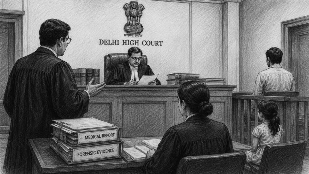 Delhi High Court Overturns Rape Acquittal in Case Involving Four-Year-Old Child
