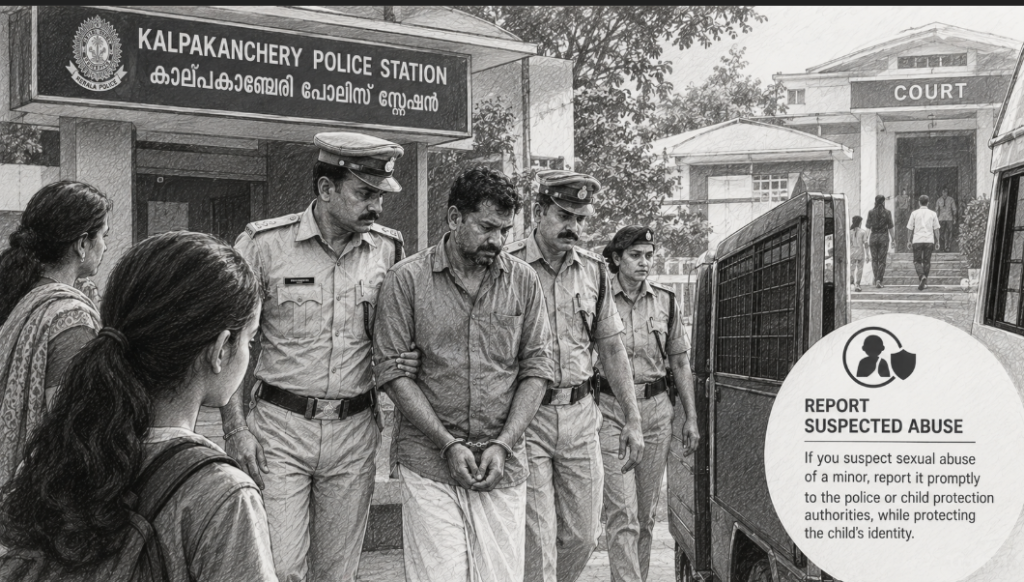 Man Arrested in Malappuram Over Alleged Sexual Assault of Minor Girl