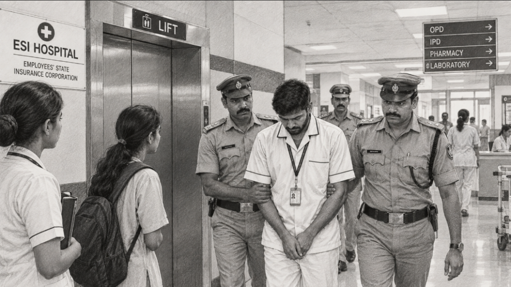 Nursing Officer Arrested in Kollam Over Alleged Sexual Assault of 16-Year-Old Girl