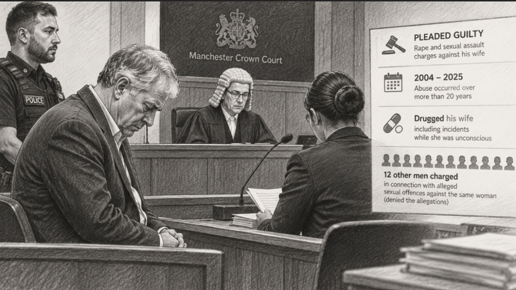 British man admits long-term sexual abuse of wife