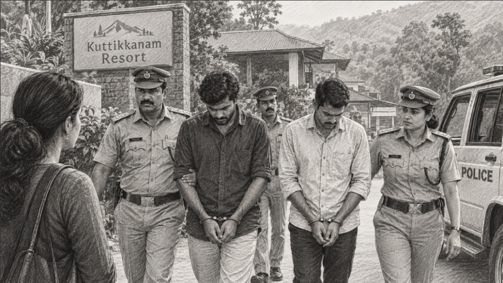 Two arrested after woman alleges sexual assault at Idukki resort