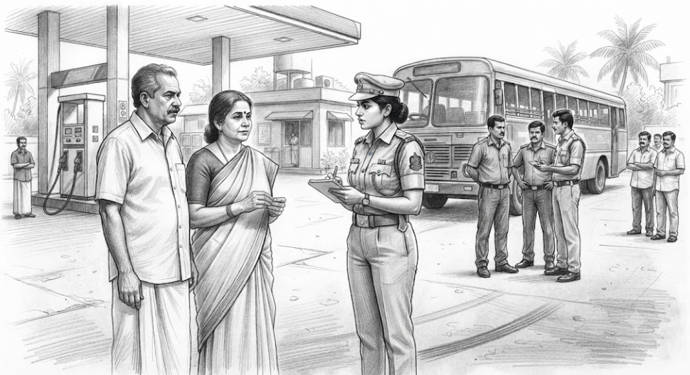 Case registered after woman and husband were allegedly threatened at Edakochi