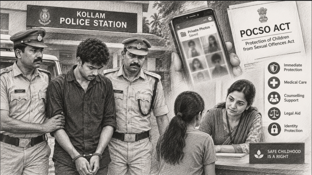 Youth arrested in Kollam POCSO case involving alleged sexual abuse of minor
