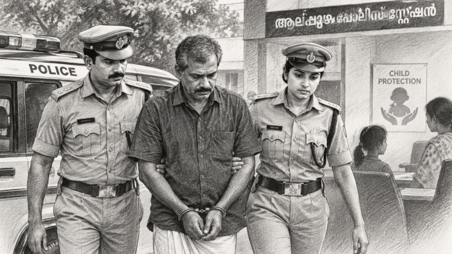 Man arrested months after POCSO case in Alappuzha