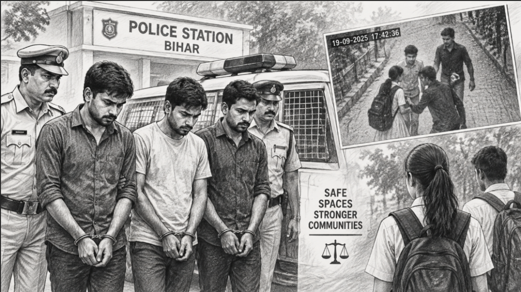 Three arrested after minor girl allegedly sexually assaulted and harassed in Bihar