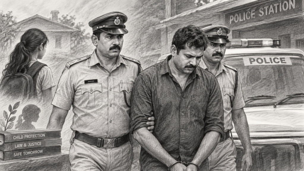 Minor Girl Sexual-Assault Case: Absconding Accused Arrested