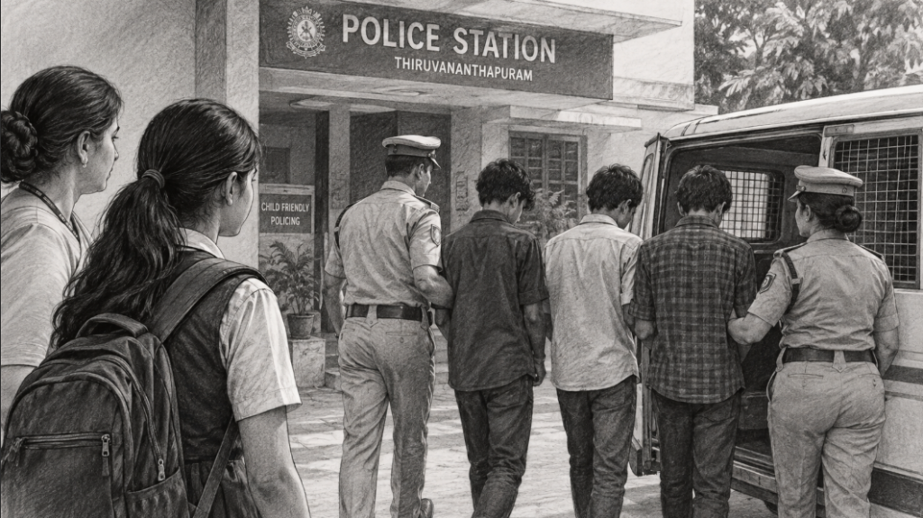 Three Minor Students Detained Over Alleged Sexual Assault of Class 9 Girl