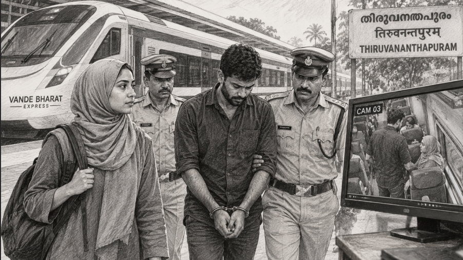 Man Arrested for Harassing Maldivian Woman on Vande Bharat Train