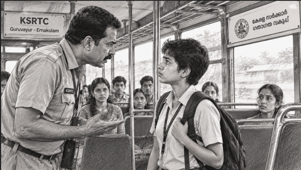 Case Registered Against KSRTC Conductor for Allegedly Harassing Student