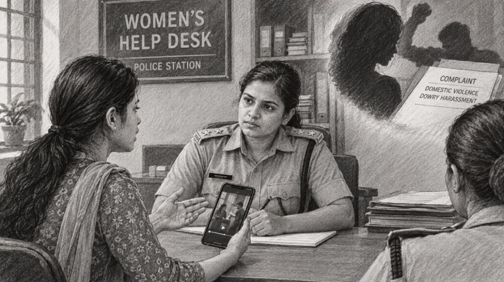 Woman Alleges Police Inaction in Domestic Violence Complaint