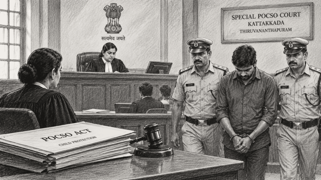 Man Sentenced to 13 Years in Prison in POCSO Case