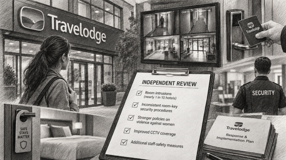 Review Identifies Ongoing Guest-Safety Concerns at UK Hotel Chain