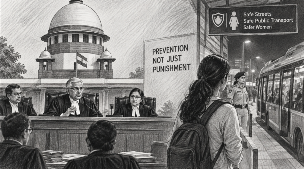 Supreme Court stresses stronger prevention of crimes against women in Delhi