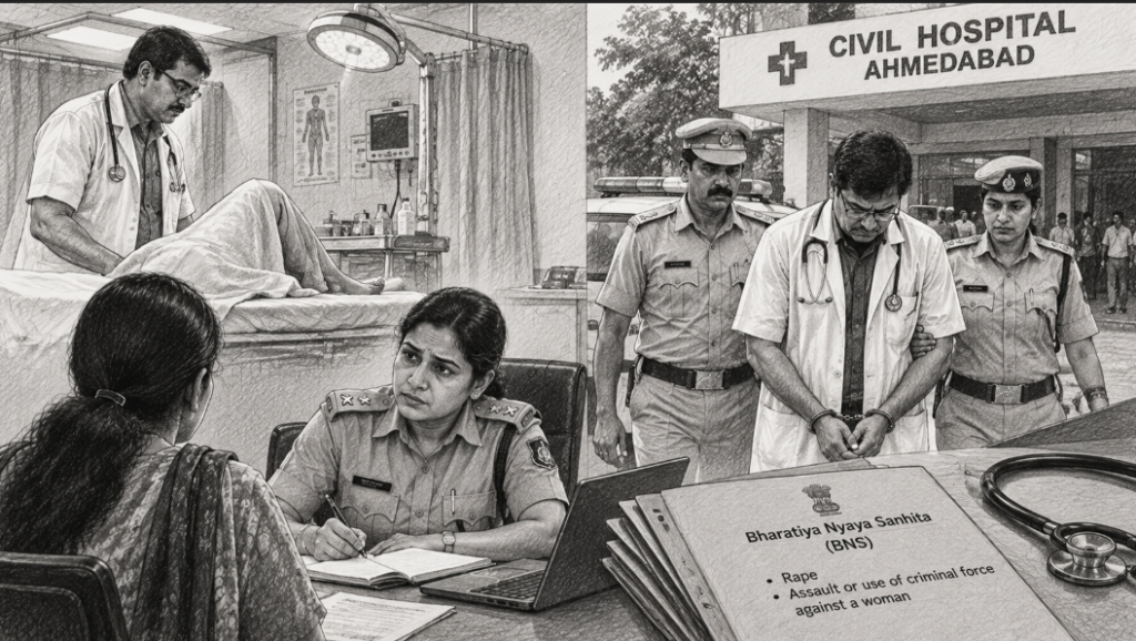 Ahmedabad doctor arrested after woman alleges sexual assault during examination