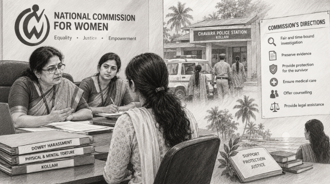 National Commission for Women seeks action in Kollam dowry-torture case