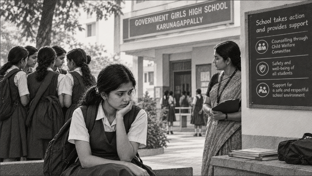 Girl allegedly assaulted by classmates at school