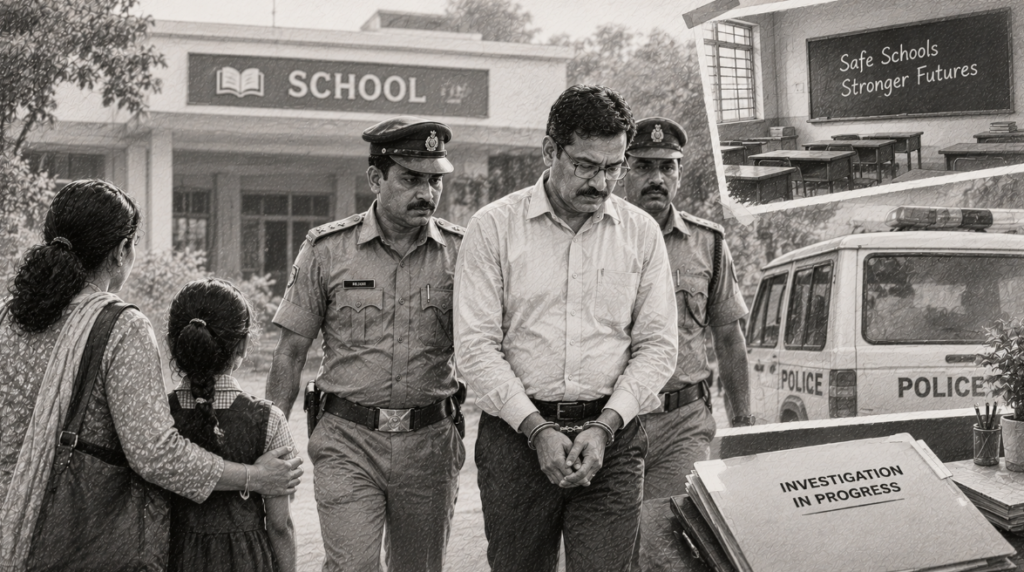 Headmaster Arrested for Alleged Sexual Abuse of Class VI Student