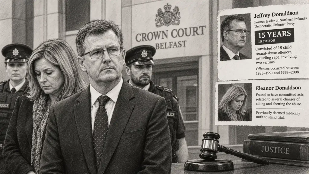 Former Northern Ireland Party Leader Sentenced to 15 Years for Child Sexual Abuse